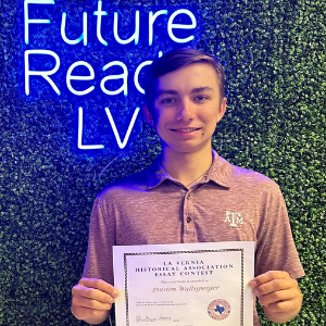 2023 scholarship winner - Preston Waltisperger